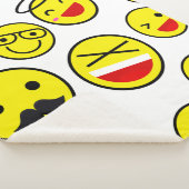 Couverture Sherpa émoticônes clowns (3/4)