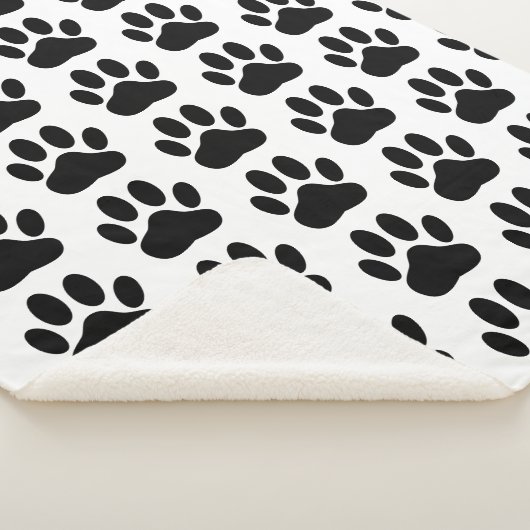Couverture Sherpa Empreinte de chien (3/4)