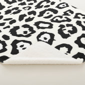 Couverture Sherpa Empreinte de léopard (3/4)