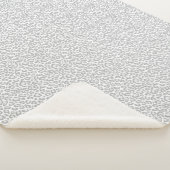 Couverture Sherpa Empreinte de léopard gris (3/4)