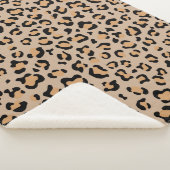 Couverture Sherpa Empreinte de léopard, Spots de léopard, Leopard Br (3/4)