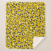 Couverture Sherpa Empreinte de léopard, Spots de léopard, Leopard Ja (Devant)