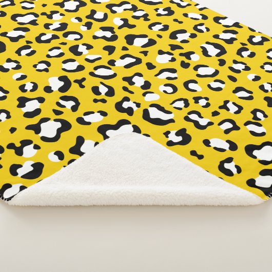 Couverture Sherpa Empreinte de léopard, Spots de léopard, Leopard Ja (3/4)