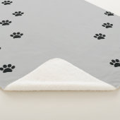 Couverture Sherpa Empreintes de pattes (3/4)