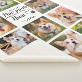 Couverture Sherpa Empreintes de pattes commémoratifs pour animaux de (3/4)