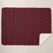 Couverture Sherpa en cerisier (Devant (Horizontal))