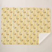 Couverture Sherpa en Honey (Devant (Horizontal))