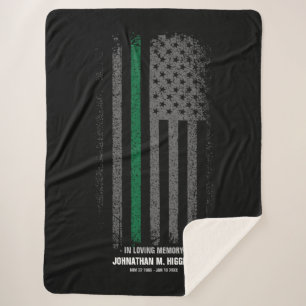Couverture Sherpa En mémoire d'amour Militaire Légère Ligne verte