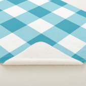 Couverture Sherpa en vichy Motif (3/4)