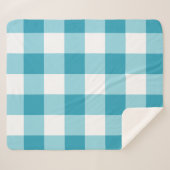Couverture Sherpa en vichy Motif (Devant (Horizontal))