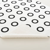 Couverture Sherpa En vichy simple en noir et blanc (3/4)