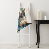 Couverture Sherpa Enchanted Garden Gazebo Twilight Reflection (En situation)