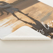 Couverture Sherpa Endless Love Modern Script Couple Photo Cadeau (3/4)