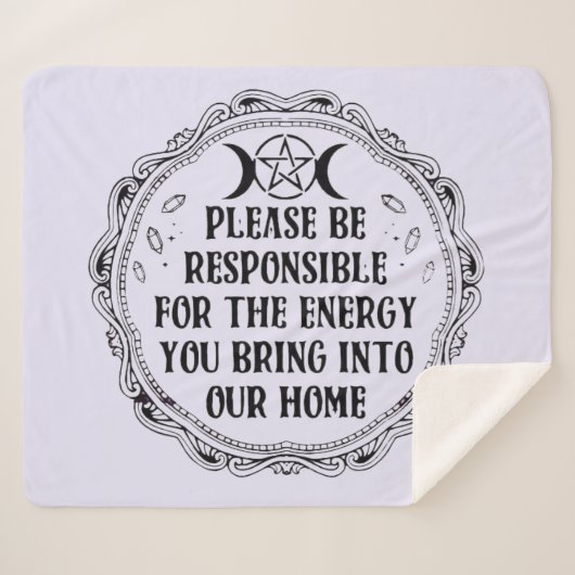 Couverture Sherpa Énergie positive Sherpa Blanket (Devant (Horizontal))