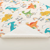 Couverture Sherpa Enfants Dinosaur Motif voyageur (3/4)