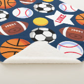 Couverture Sherpa Enfants Grandes Couleurs Graphiques Épouses De Spo (3/4)