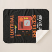 Couverture Sherpa Engineer Electrical Engineers Have Just The Right (Devant (Horizontal))