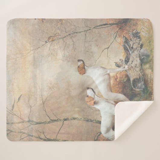 Couverture Sherpa English Pointer chasse les faisans (Devant (Horizontal))