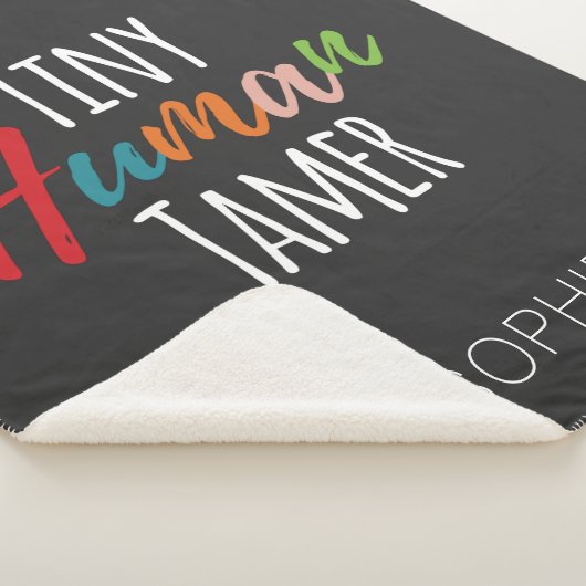 Couverture Sherpa Enseignant de maternelle minuscule Tamer humain pe (3/4)