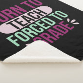 Couverture Sherpa Enseignant Est Né Pour Enseigner (3/4)