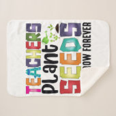 Couverture Sherpa Enseignants Graines Plantes Qui Croissent Pour Tou (Devant (Horizontal))