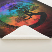 Couverture Sherpa Enso Zen Circle et Bonsai Tree Nebula (3/4)