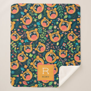 Couverture Sherpa Entendez-moi Roar Tiger Jungle Personnalisé