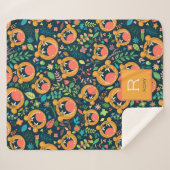 Couverture Sherpa Entendez-moi Roar Tiger Jungle Personnalisé (Devant (Horizontal))