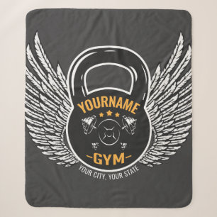 Couverture Sherpa Entraîneur de fitness GYM personnalisé Kettlebell