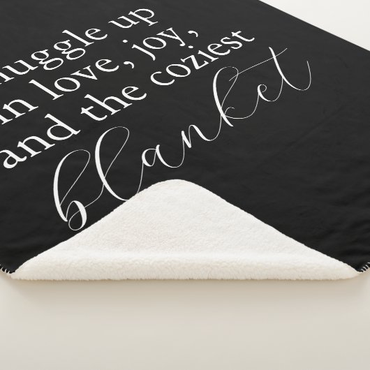 Couverture Sherpa Enveloppez-vous avec amour | Créez votre propre Sh (3/4)