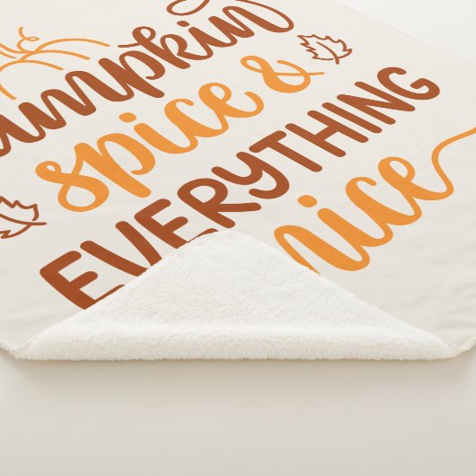 Couverture Sherpa Épice citrouille & Tout Nice (3/4)