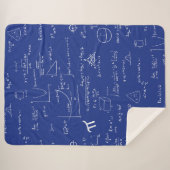Couverture Sherpa Équations mathématiques bleues Formules Algebra Ne (Devant (Horizontal))
