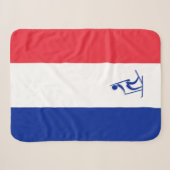 Couverture Sherpa Équipe Biathalon France (Devant (Horizontal))