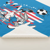 Couverture Sherpa Équipe de football USA de BUGS BUNNY™ Graphique (3/4)