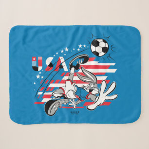Couverture Sherpa Équipe de football USA de BUGS BUNNY™ Graphique