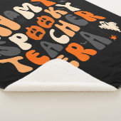 Couverture Sherpa Era Halloween rétro Éffrayante enseignante (3/4)