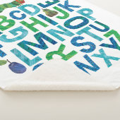 Couverture Sherpa Eric Carle | Alphabet Motif de lettres Caterpillar (3/4)