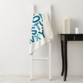 Couverture Sherpa Eric Carle | Alphabet Motif de lettres Caterpillar (En situation)