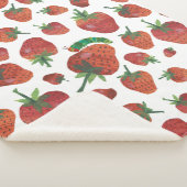Couverture Sherpa Eric Carle | Caterpillar et Motif fraise (3/4)