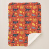 Couverture Sherpa Eric Carle | Caterpillar Motif Halloween (Devant)