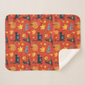 Couverture Sherpa Eric Carle | Caterpillar Motif Halloween (Devant (Horizontal))