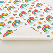 Couverture Sherpa Eric Carle | Caterpillar to Rainbow Butfly (3/4)