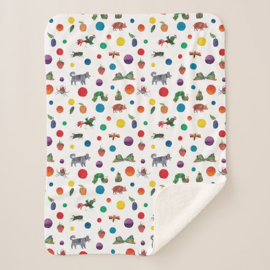 Couverture Sherpa Eric Carle | Eric Carle Motif Animaux (Devant)