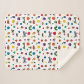 Couverture Sherpa Eric Carle | Eric Carle Motif Animaux (Devant (Horizontal))