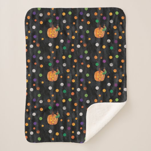 Couverture Sherpa Eric Carle | Halloween Polka Motif (Devant)