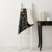 Couverture Sherpa Eric Carle | Halloween Polka Motif (En situation)