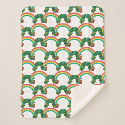 Couverture Sherpa Eric Carle Le Motif Très Affamé Caterpillar (Devant)