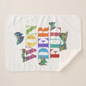 Couverture Sherpa Eric Carle | Merveilleux (Devant (Horizontal))