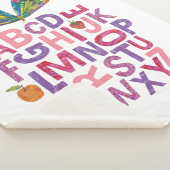 Couverture Sherpa Eric Carle | Motif de papillon alphabet (3/4)