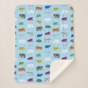 Couverture Sherpa Eric Carle Ours polaire - Amis d'hiver